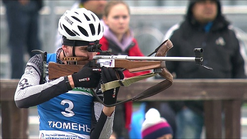 Бабиков, Таштимеров и Колотов - призёры индивидуальной гонки на ЧР по летнему биатлону в Тюмени