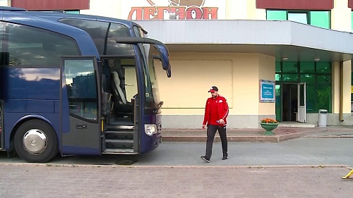 Ранним воскресным утром ХК «Рубин» отправился в Пермь на Кубок Прикамья