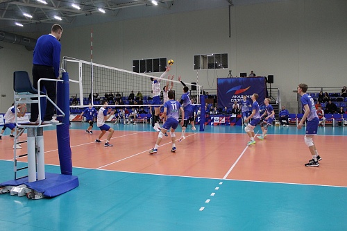 В пятой партии волейболисты «Тюмени-ТюмГУ» уступили краснодарцам