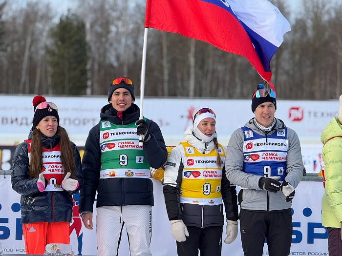 Тюменцы отличились в лыжно-биатлонной «Гонке чемпионов»