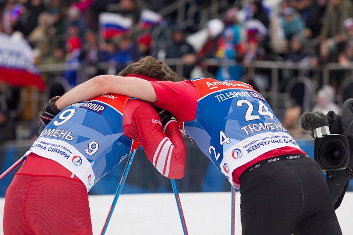 Чемпионат России по лыжным гонкам в Тюмени. 7-й соревновательный день. Мужской масс-старт
