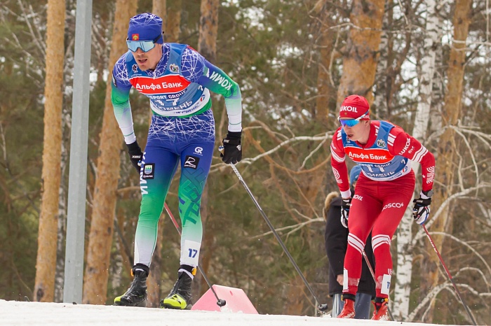 Чемпионат России по лыжным гонкам в Тюмени. 7-й соревновательный день. Мужской масс-старт