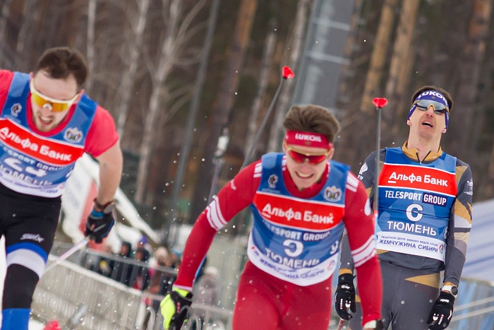 Чемпионат России по лыжным гонкам в Тюмени. 7-й соревновательный день. Мужской масс-старт