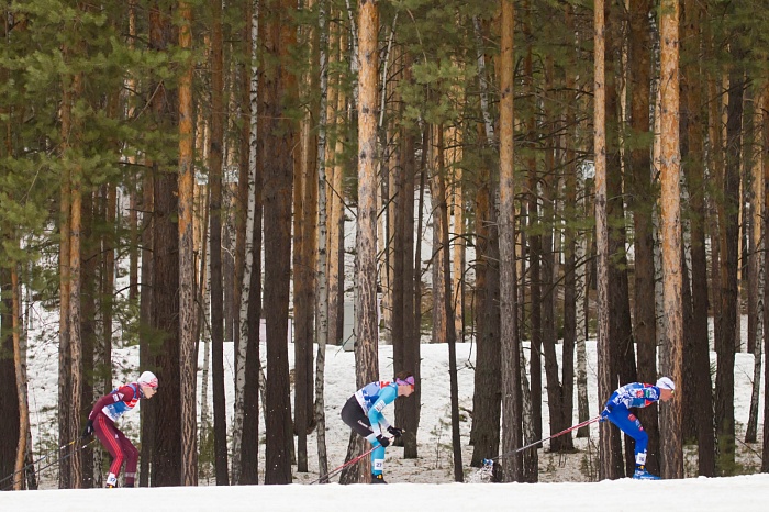 Чемпионат России по лыжным гонкам в Тюмени. 7-й соревновательный день. Мужской масс-старт