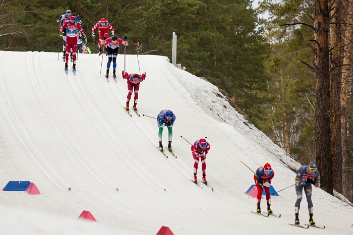 Чемпионат России по лыжным гонкам в Тюмени. 7-й соревновательный день. Мужской масс-старт