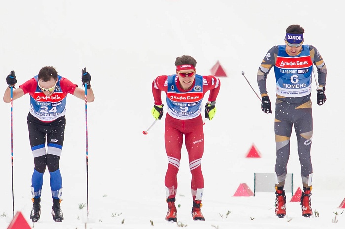 Чемпионат России по лыжным гонкам в Тюмени. 7-й соревновательный день. Мужской масс-старт