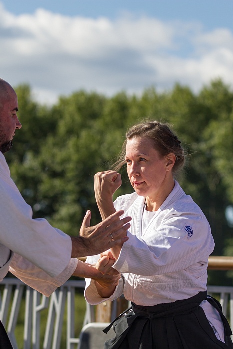 Фестиваль единоборств в День физкультурника на тюменской набережной