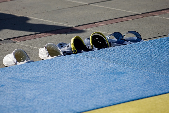 Фестиваль единоборств в День физкультурника на тюменской набережной