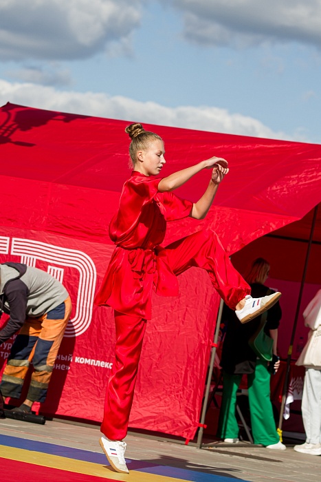 Фестиваль единоборств в День физкультурника на тюменской набережной