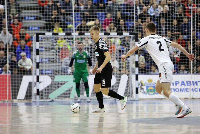 Чемпионат России по мини-футболу среди клубов PARI-Суперлиги. 9-й тур. Второй матч. МФК «Тюмень» - «Синара» (Екатеринбург) – 4:3