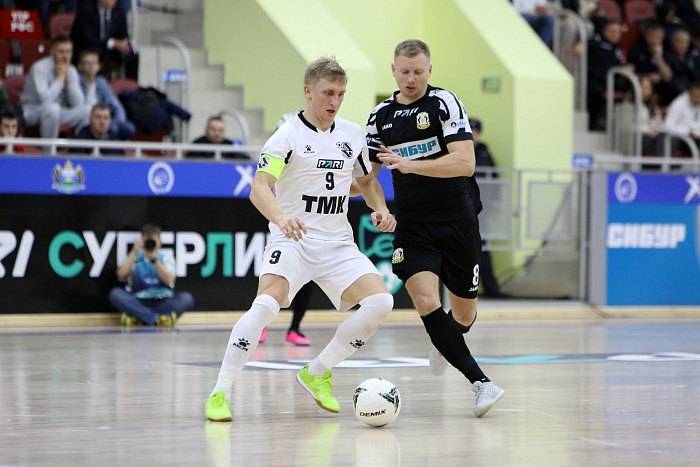 Чемпионат России по мини-футболу среди клубов PARI-Суперлиги. 9-й тур. Второй матч. МФК «Тюмень» - «Синара» (Екатеринбург) – 4:3