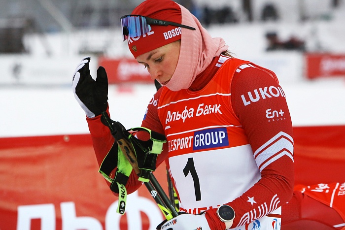 Серебряный призёр масс-старта на втором этапе Кубка России по лыжным гонкам Анастасия Фалеева: «Расстроена, что уступила лидерство Веронике Степановой»