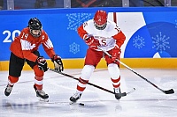 Валерия Павлова со сборной Швейцарии на Играх-2018
