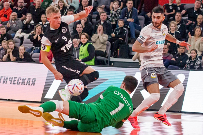 Чемпионат России по мини-футболу среди клубов PARI-Суперлиги. 10-й тур. Вторая игра. МФК «Синара» (Екатеринбург) – МФК «Тюмень» – 10:5