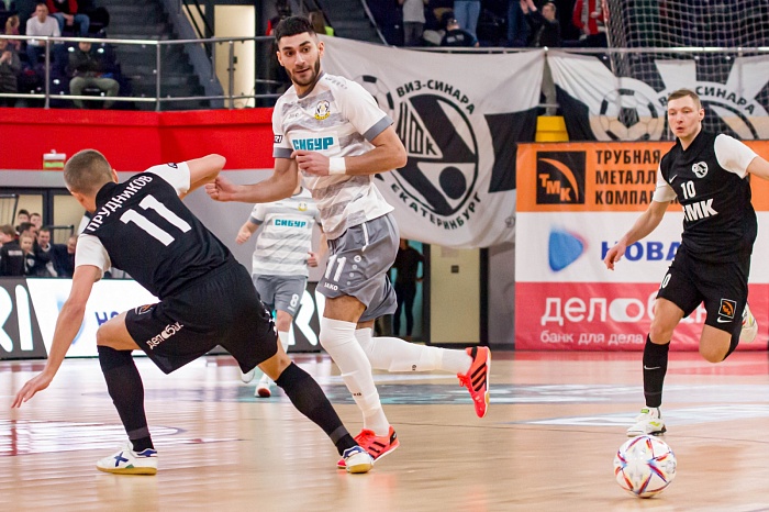 Чемпионат России по мини-футболу среди клубов PARI-Суперлиги. 10-й тур. Вторая игра. МФК «Синара» (Екатеринбург) – МФК «Тюмень» – 10:5