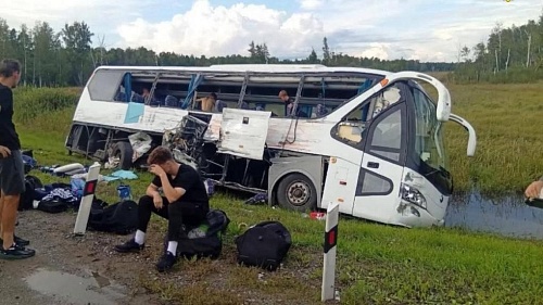 Автобус с командой «Тюмень-2» попал в ДТП