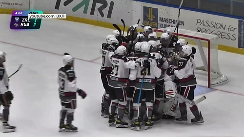 ХК "Рубин" одержал победу над курганским "Зауральем" в серии буллитов - 2:1