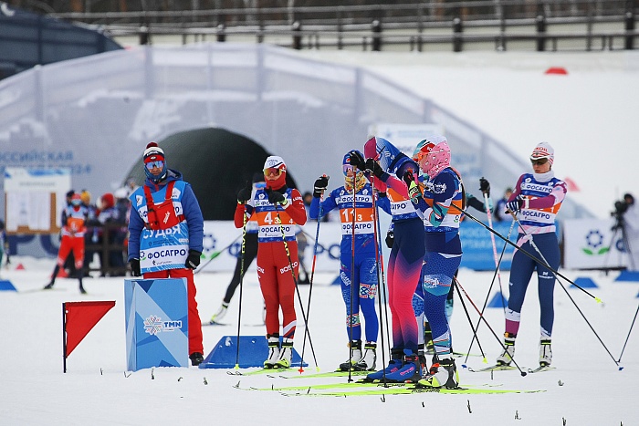 Спартакиада сильнейших по лыжным гонкам. 4-й соревновательный день. Эстафеты