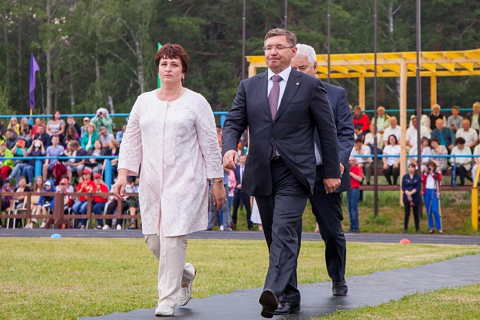 Открытие летних Губернских игр в Богандинском. 24 июня 2016 года