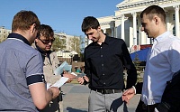 Евгений Глухов, Артём Антошкин и Иван Лобков. Фото Виктории ЮЩЕНКО
