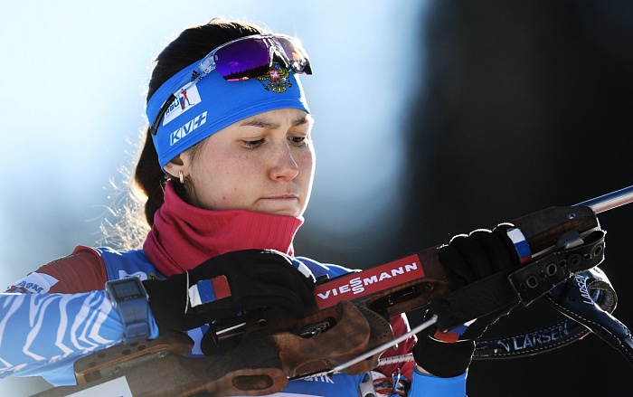 Валерия Каюмова выиграла спринт на Кубке Содружества по биатлону, тюменка Виктория Сливко лишь тринадцатая