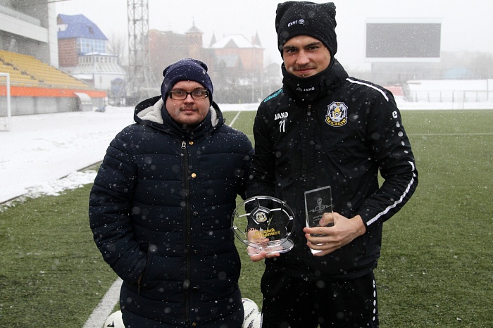 Тренировка ФК «Тюмень» перед первой домашней игрой в 2022 году