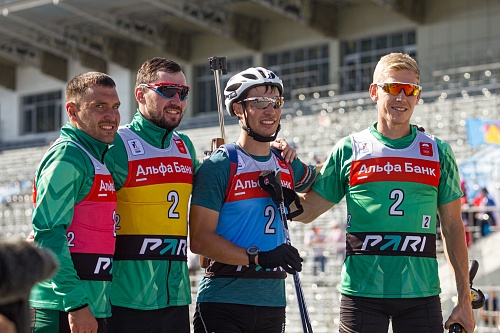 Чемпионат России по летнему биатлону в Тюмени. Мужская эстафета