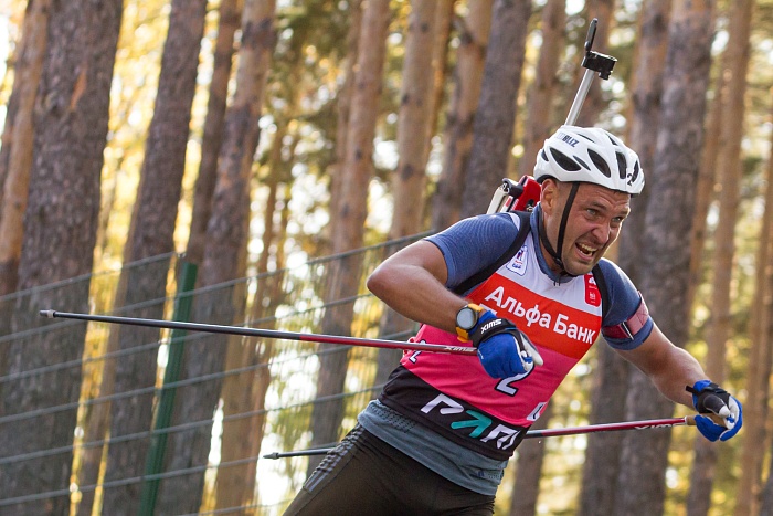 Чемпионат России по летнему биатлону в Тюмени. Мужская эстафета