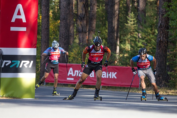Чемпионат России по летнему биатлону в Тюмени. Мужская эстафета