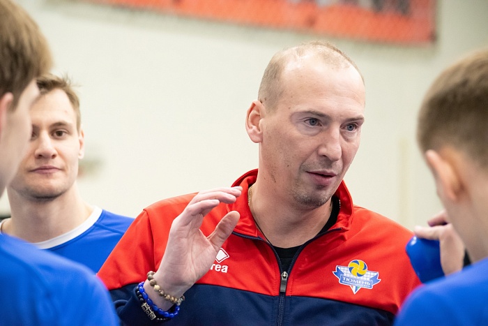 Старший тренер волейбольной команды «Тюмень» Сергей Шульга: «С подачей у нас были проблемы, а соперник здорово атаковал»