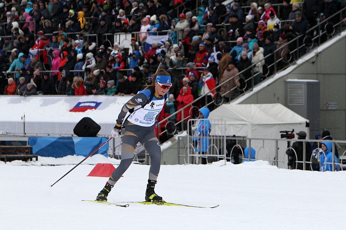 Чемпионат России по биатлону в Тюмени. Женская эстафета