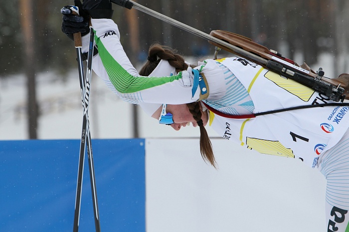 Чемпионат России по биатлону в Тюмени. Женская эстафета