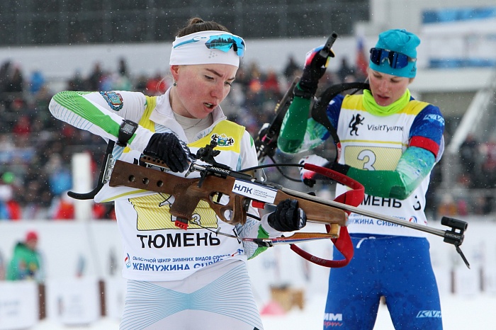 Чемпионат России по биатлону в Тюмени. Женская эстафета