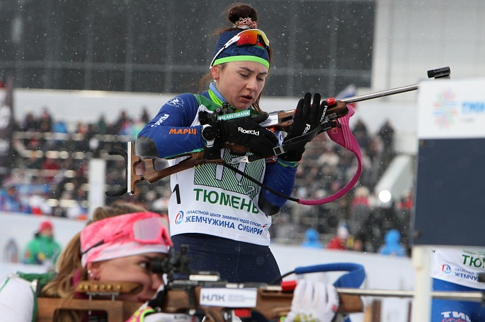 Чемпионат России по биатлону в Тюмени. Женская эстафета