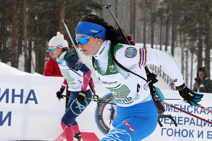Чемпионат России по биатлону в Тюмени. Женская эстафета
