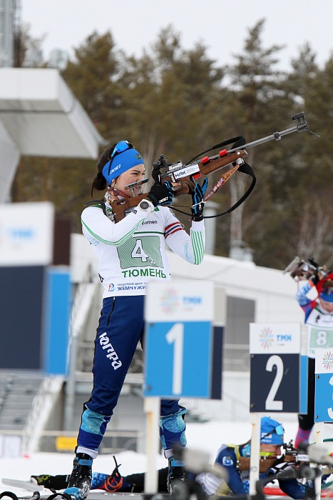 Чемпионат России по биатлону в Тюмени. Женская эстафета