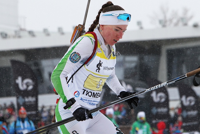 Чемпионат России по биатлону в Тюмени. Женская эстафета