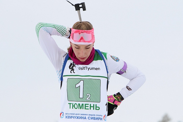 Чемпионат России по биатлону в Тюмени. Женская эстафета