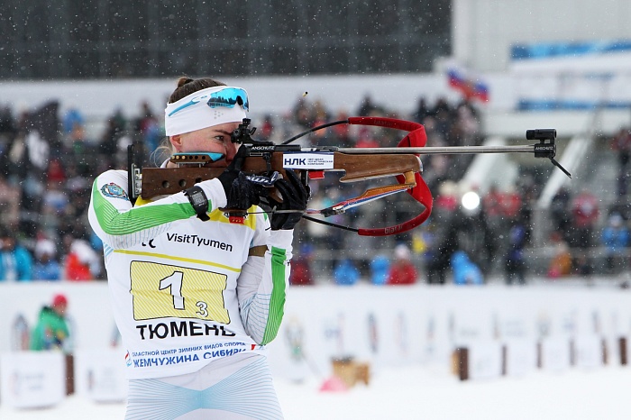 Чемпионат России по биатлону в Тюмени. Женская эстафета