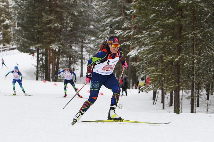 Чемпионат России по биатлону в Тюмени. Женская эстафета
