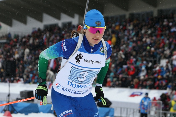 Чемпионат России по биатлону в Тюмени. Женская эстафета