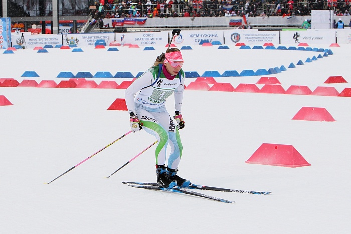 Чемпионат России по биатлону в Тюмени. Женская эстафета