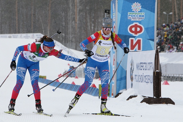 Чемпионат России по биатлону в Тюмени. Женская эстафета