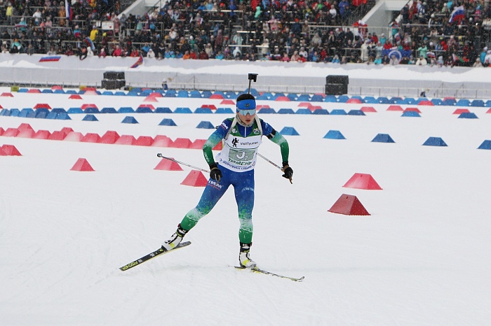 Чемпионат России по биатлону в Тюмени. Женская эстафета
