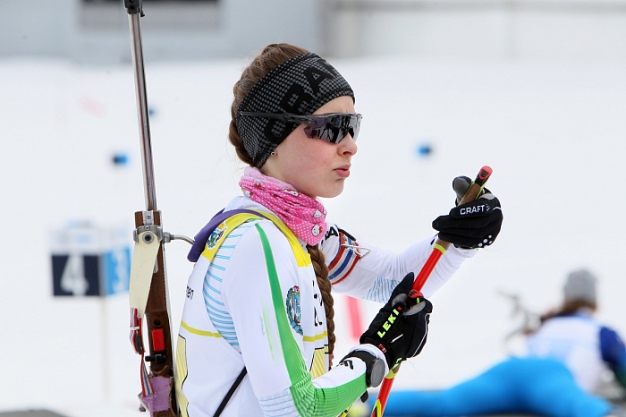 Чемпионат России по биатлону в Тюмени. Женская эстафета