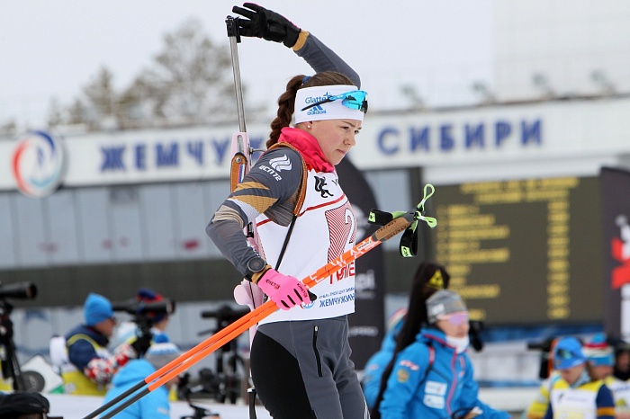 Чемпионат России по биатлону в Тюмени. Женская эстафета