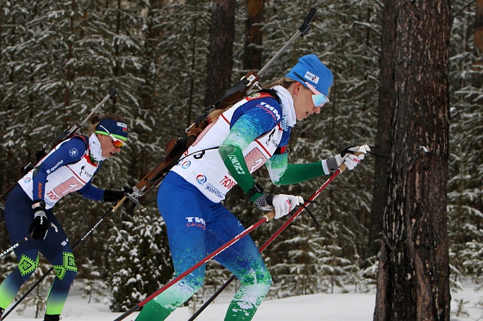 Чемпионат России по биатлону в Тюмени. Женская эстафета