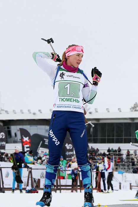 Чемпионат России по биатлону в Тюмени. Женская эстафета