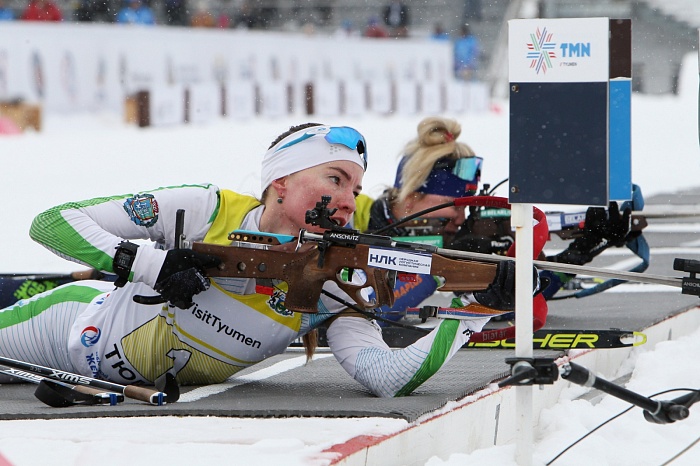 Чемпионат России по биатлону в Тюмени. Женская эстафета