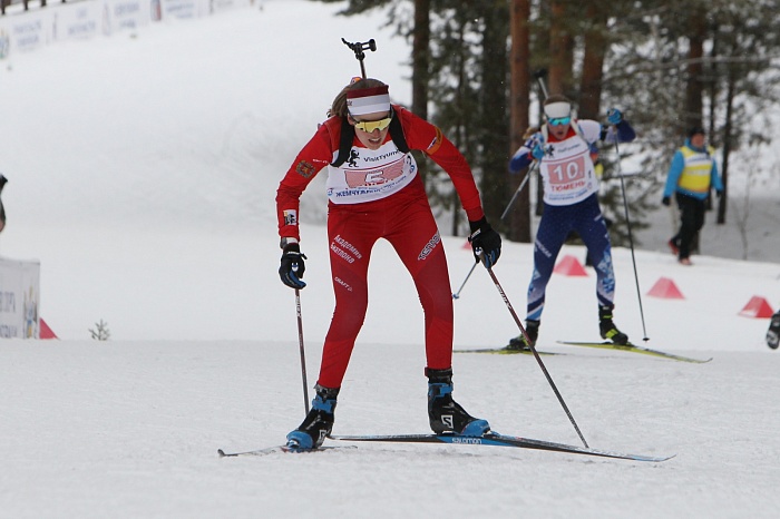 Чемпионат России по биатлону в Тюмени. Женская эстафета